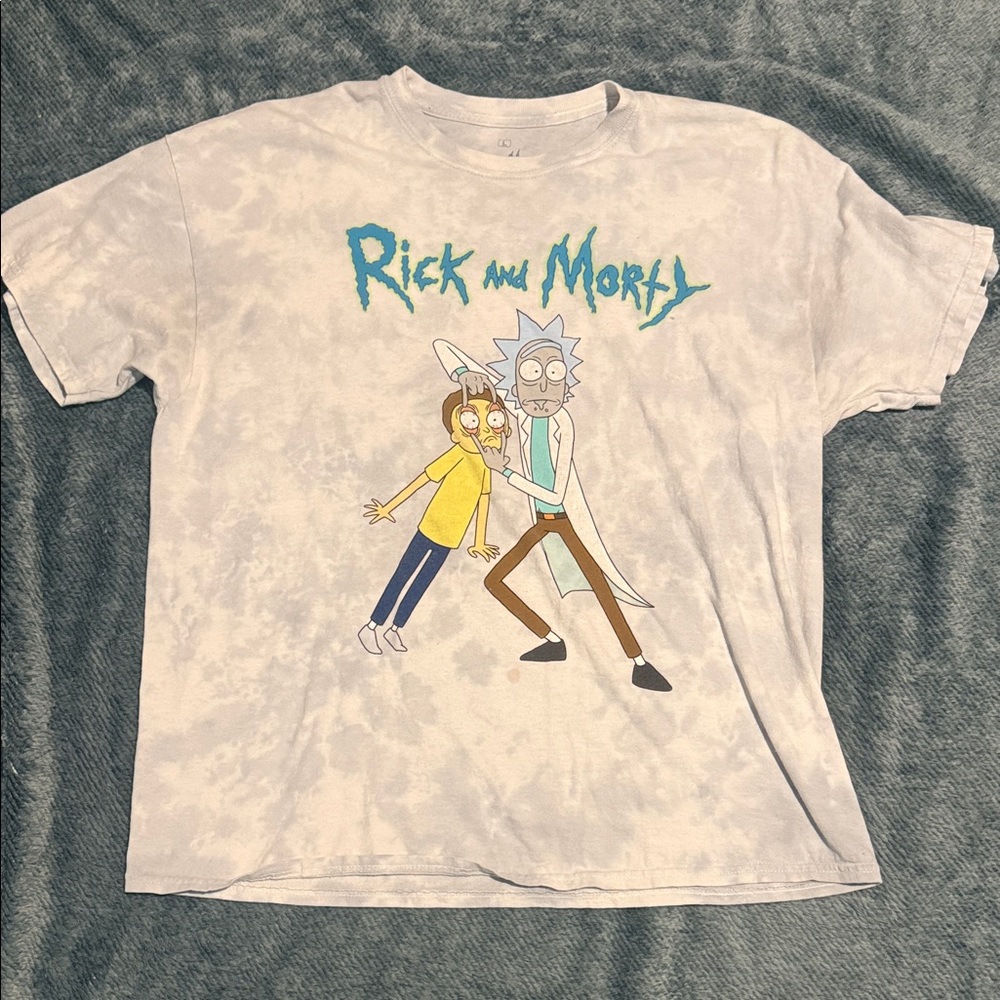 Rick and Morty Vintage Graphic Tee - White